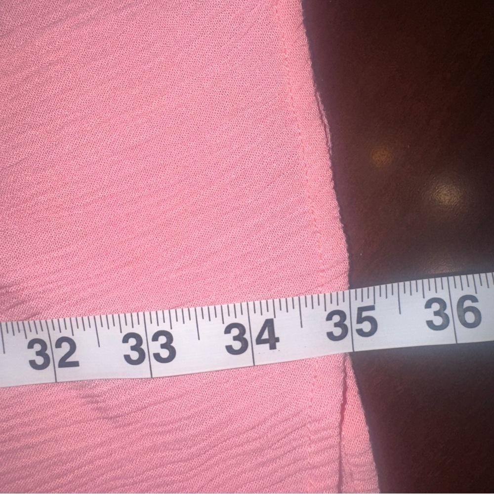 Pink Ruffle Dress Women’s 3X Flowy Cottagecore Feminine Summer - Picture 10 of 13